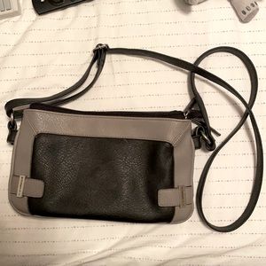 LAST DAY, CLOSET CLOSING!! Black & gray crossbody purse